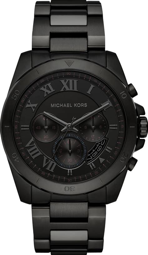 michael kors black sports watch|Michael Kors black chronograph watch.